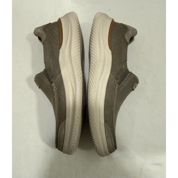 SKECHERS Hasting-Vigo 205366 Taupe Relaxed Fit Sneaker Shoes Mens 10 Canvas NEW main image 12